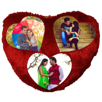Heart Shape Pillow with photo